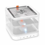 Amazon's best-selling pet water dispenser, unplugged, with clean and dirty separation, smart sensor, and wireless automatic water dispenser for cats
