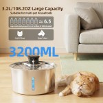 Amazon's best-selling pet water dispenser, unplugged, with clean and dirty separation, smart sensor, and wireless automatic water dispenser for cats