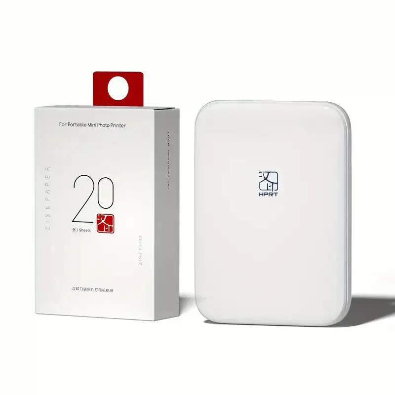 Hanyin MT53 color photo printer, portable Bluetooth mini 3-inch pocket photo printer for ID photos