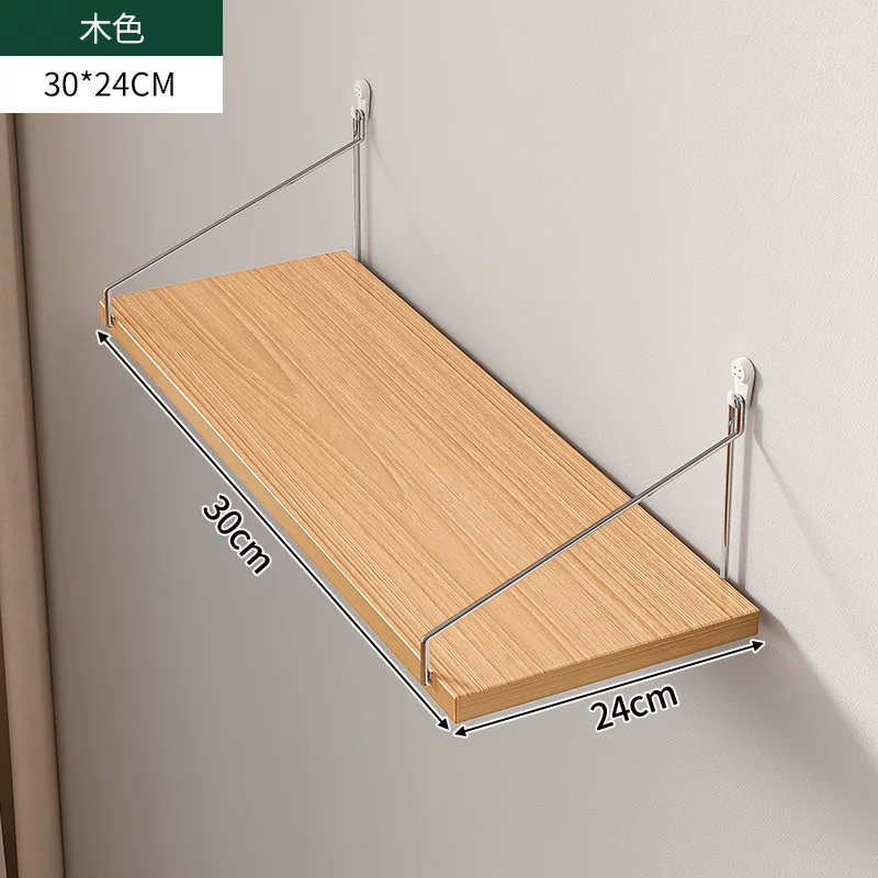 Projector storage rack, wall-mounted bracket, non-drilling tray, hanging pan-tilt, home bedside wall storage rack