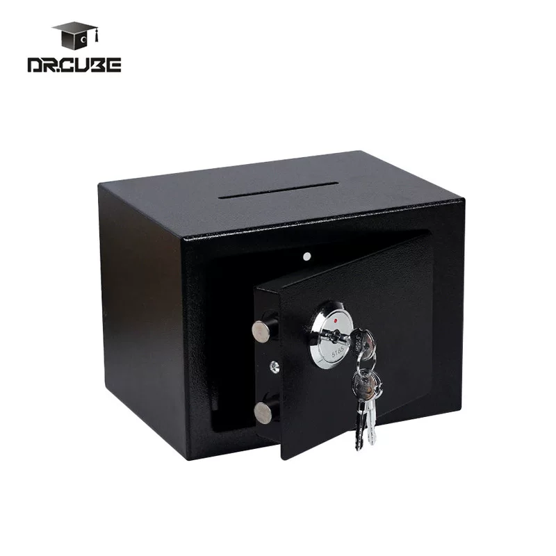 Cross-border export safe series mini mechanical lock anti-theft hotel, office and household savings safe