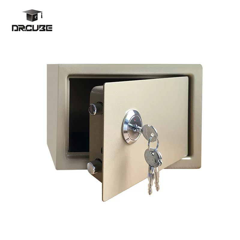Cross-border export safe series mini mechanical lock anti-theft hotel, office and household savings safe