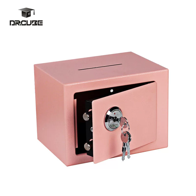 Cross-border export safe series mini mechanical lock anti-theft hotel, office and household savings safe