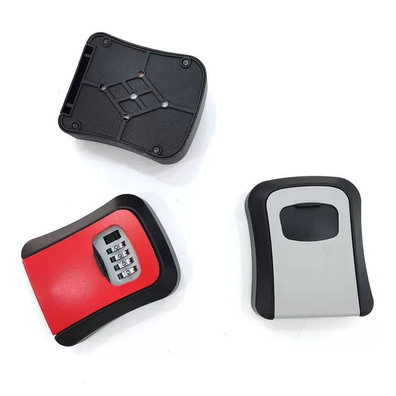 Home decoration key box password wall-mounted household door peephole non-drilling key box, temporary key box for construction site