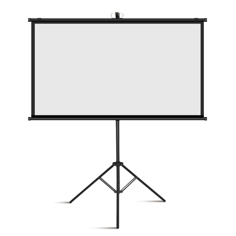 Portable stand projection screen 100-inch home mobile high-definition picture quality bedroom outdoor office projector screen