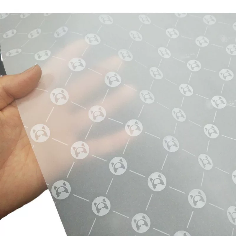 75g sulfate paper tracing paper, semi-transparent clothing butter paper, can print logo, small orders can be ordered, bouquets can be folded by hand