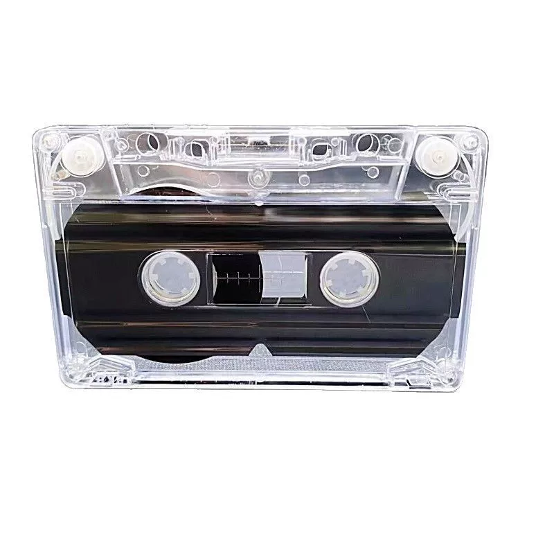 Brand new high transparency 90-minute blank tape recorder, tape recorder, standard tape case, minute bare tape sticker