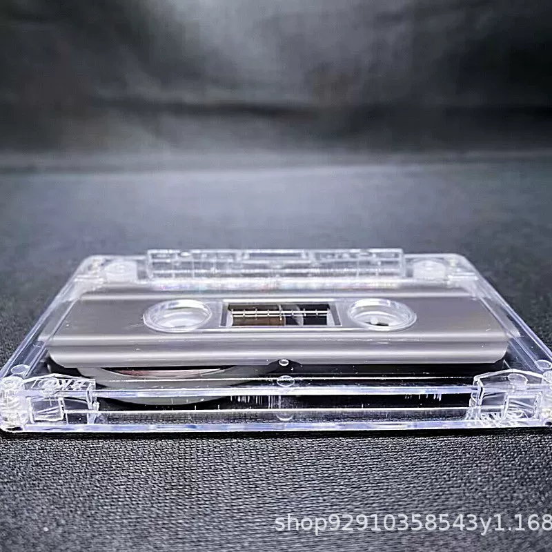Brand new high transparency 90-minute blank tape recorder, tape recorder, standard tape case, minute bare tape sticker