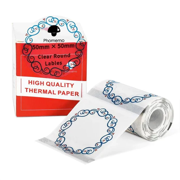 phomemo M110 self-adhesive price tag printing paper, jewelry and clothing tag paper, three-proof thermal label paper