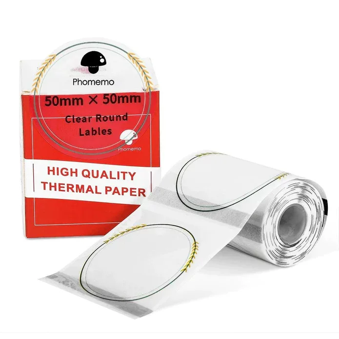 phomemo M110 self-adhesive price tag printing paper, jewelry and clothing tag paper, three-proof thermal label paper