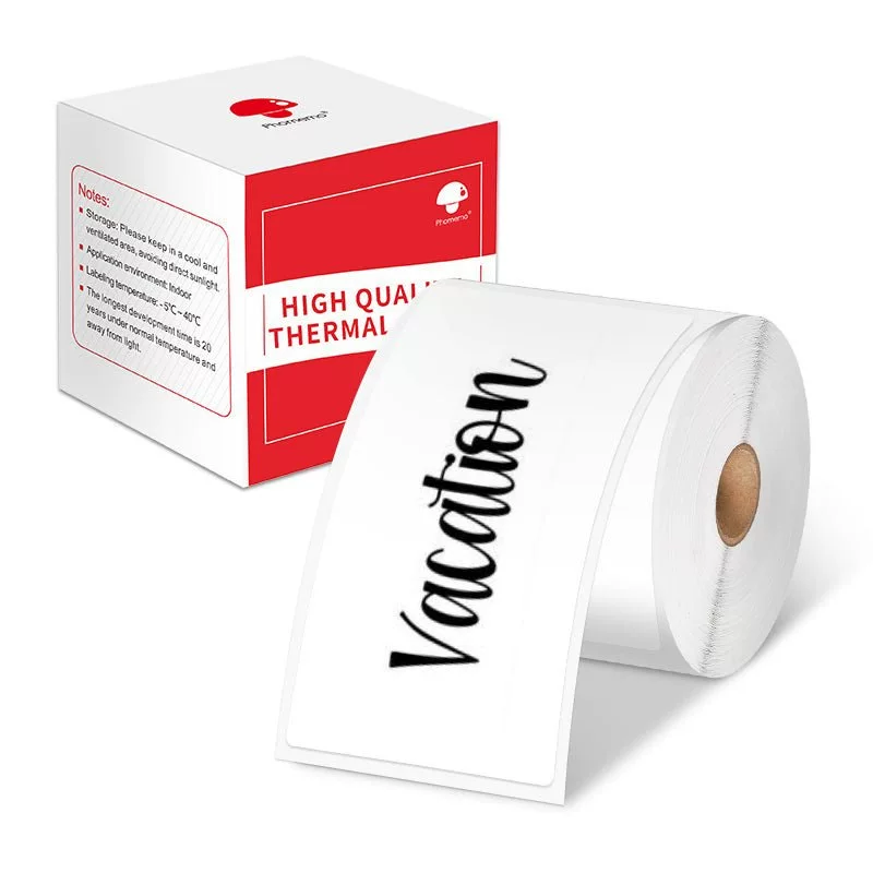 phomemo M110 self-adhesive price tag printing paper, jewelry and clothing tag paper, three-proof thermal label paper