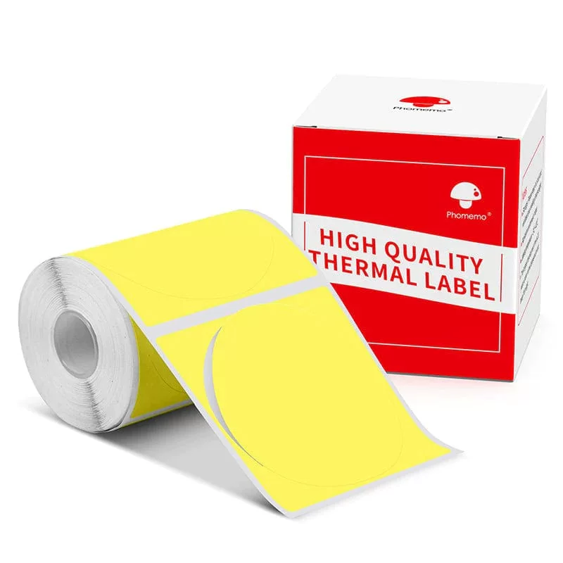phomemo M110 self-adhesive price tag printing paper, jewelry and clothing tag paper, three-proof thermal label paper