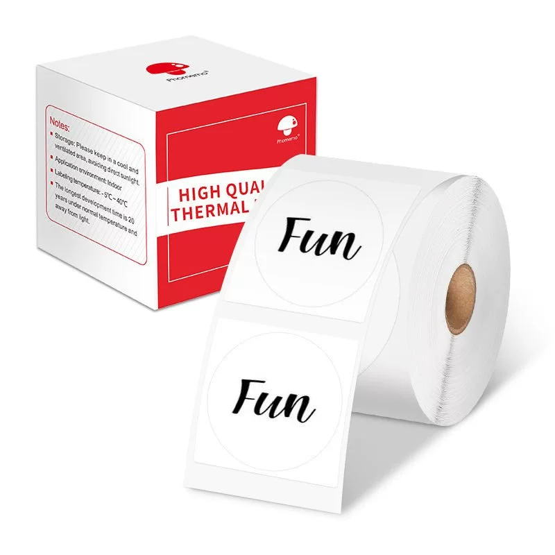 phomemo M110 self-adhesive price tag printing paper, jewelry and clothing tag paper, three-proof thermal label paper