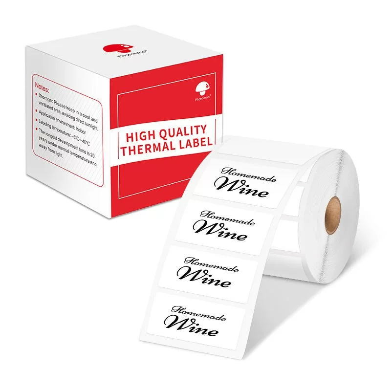 phomemo M110 self-adhesive price tag printing paper, jewelry and clothing tag paper, three-proof thermal label paper