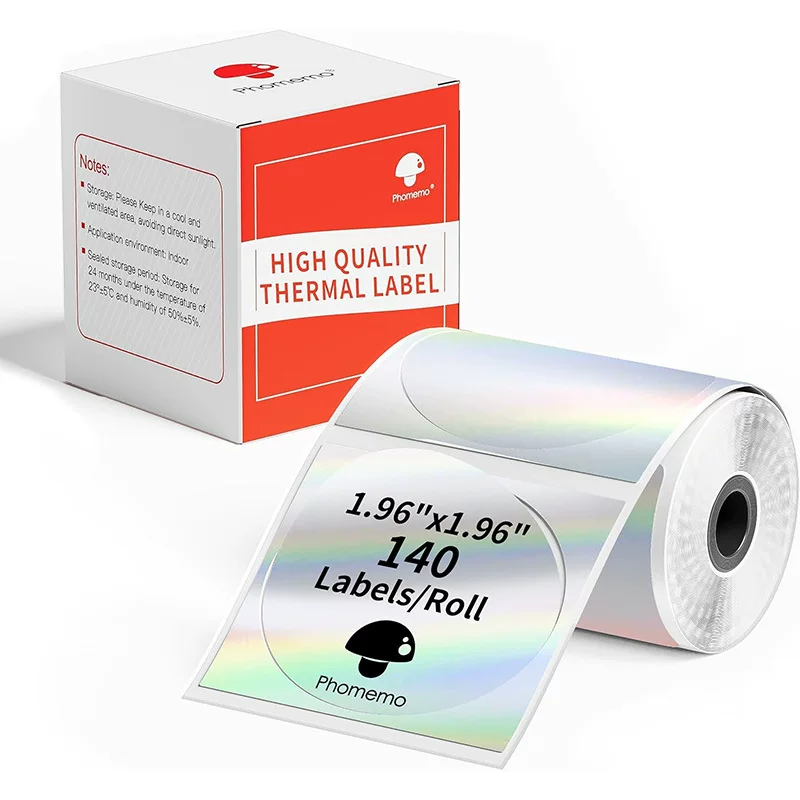 phomemo M110 self-adhesive price tag printing paper, jewelry and clothing tag paper, three-proof thermal label paper