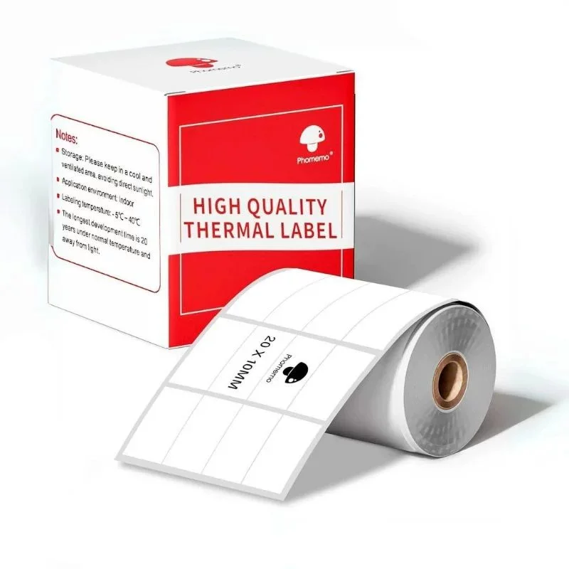 phomemo M110 self-adhesive price tag printing paper, jewelry and clothing tag paper, three-proof thermal label paper