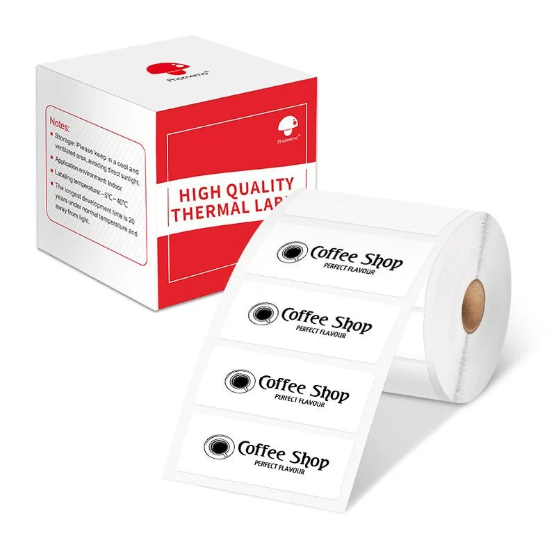 phomemo M110 self-adhesive price tag printing paper, jewelry and clothing tag paper, three-proof thermal label paper