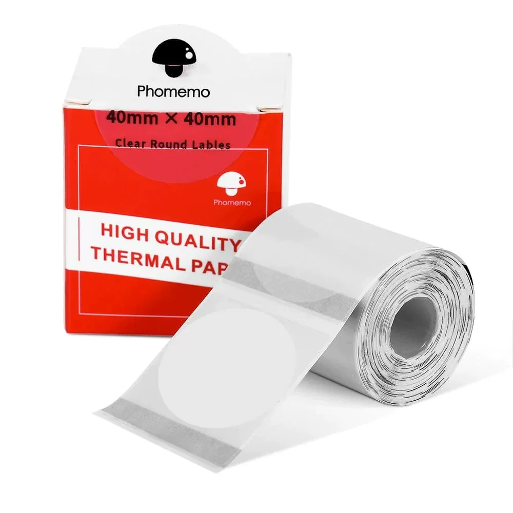 phomemo M110 self-adhesive price tag printing paper, jewelry and clothing tag paper, three-proof thermal label paper