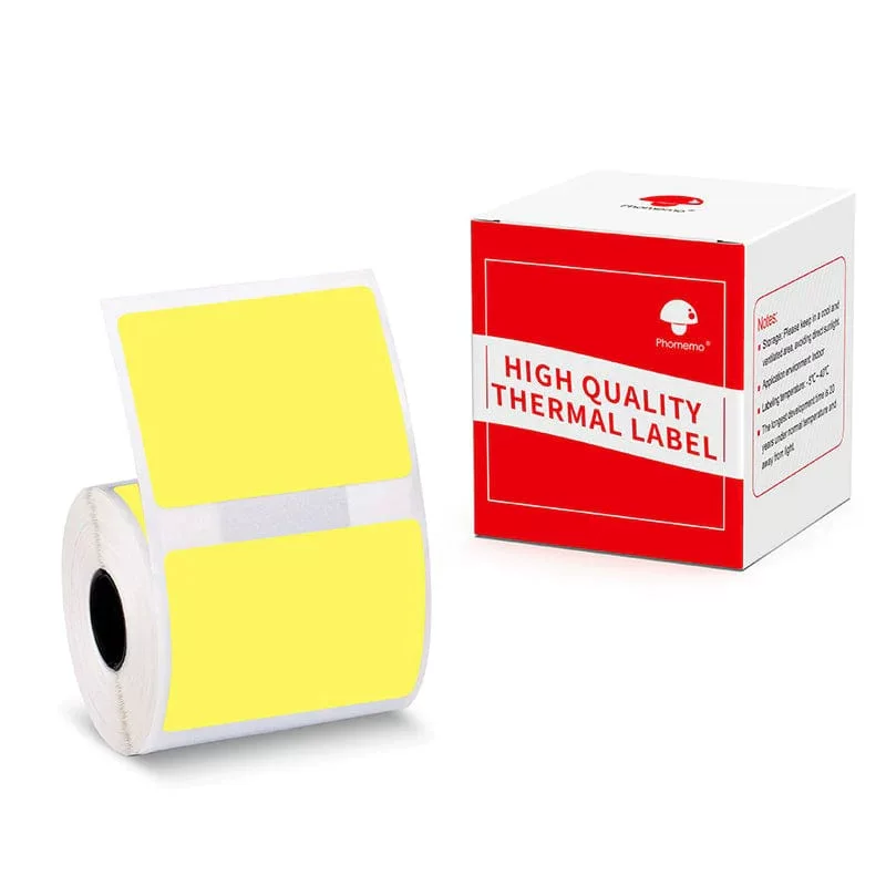 phomemo M110 self-adhesive price tag printing paper, jewelry and clothing tag paper, three-proof thermal label paper