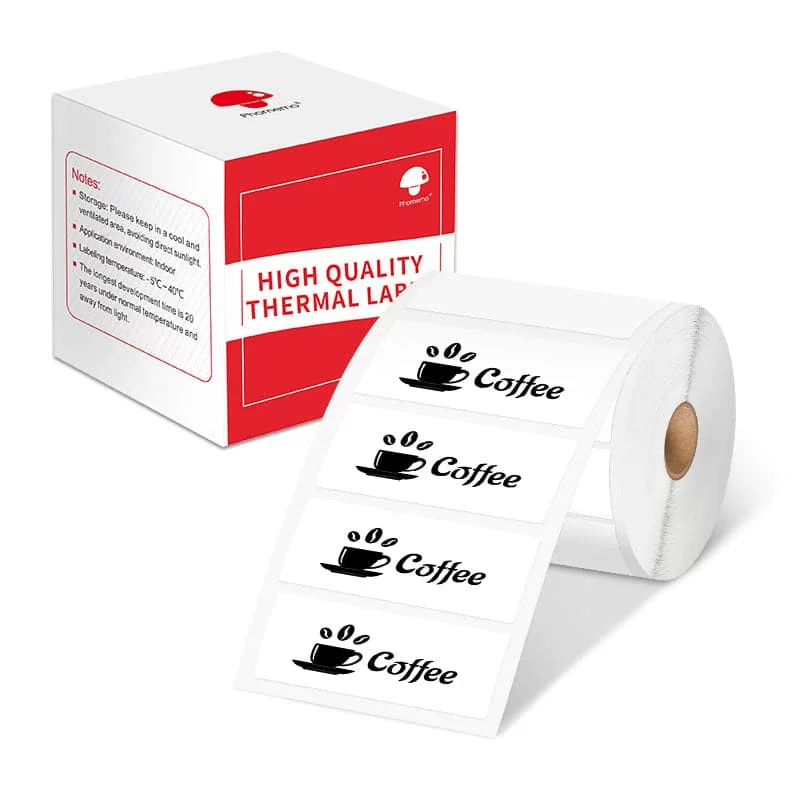 phomemo M110 self-adhesive price tag printing paper, jewelry and clothing tag paper, three-proof thermal label paper