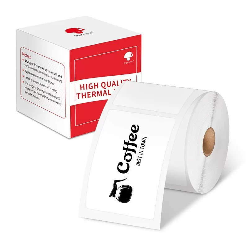 phomemo M110 self-adhesive price tag printing paper, jewelry and clothing tag paper, three-proof thermal label paper