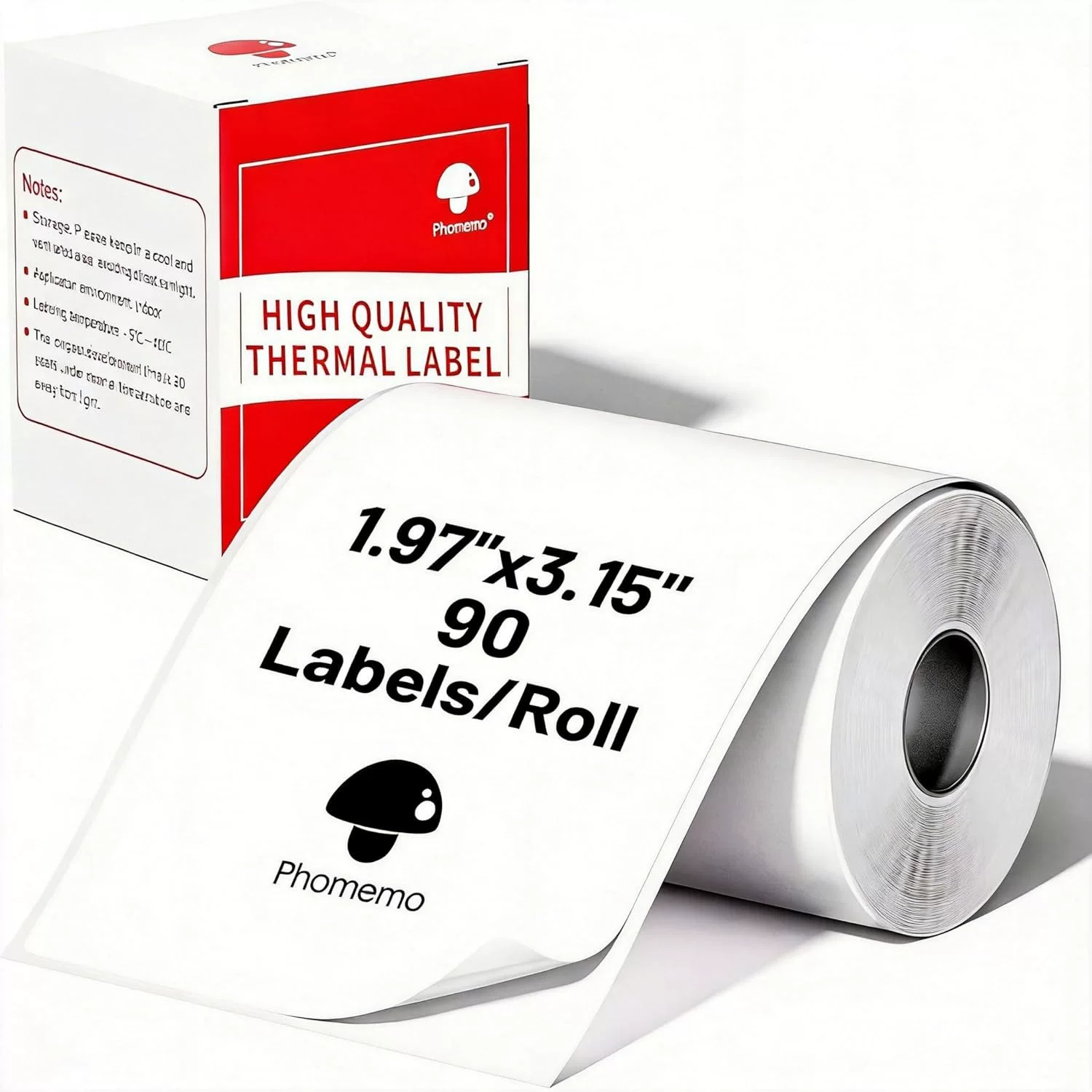 phomemo M110 self-adhesive price tag printing paper, jewelry and clothing tag paper, three-proof thermal label paper