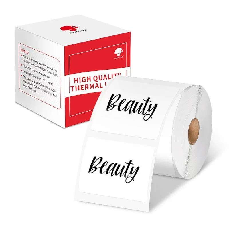 phomemo M110 self-adhesive price tag printing paper, jewelry and clothing tag paper, three-proof thermal label paper