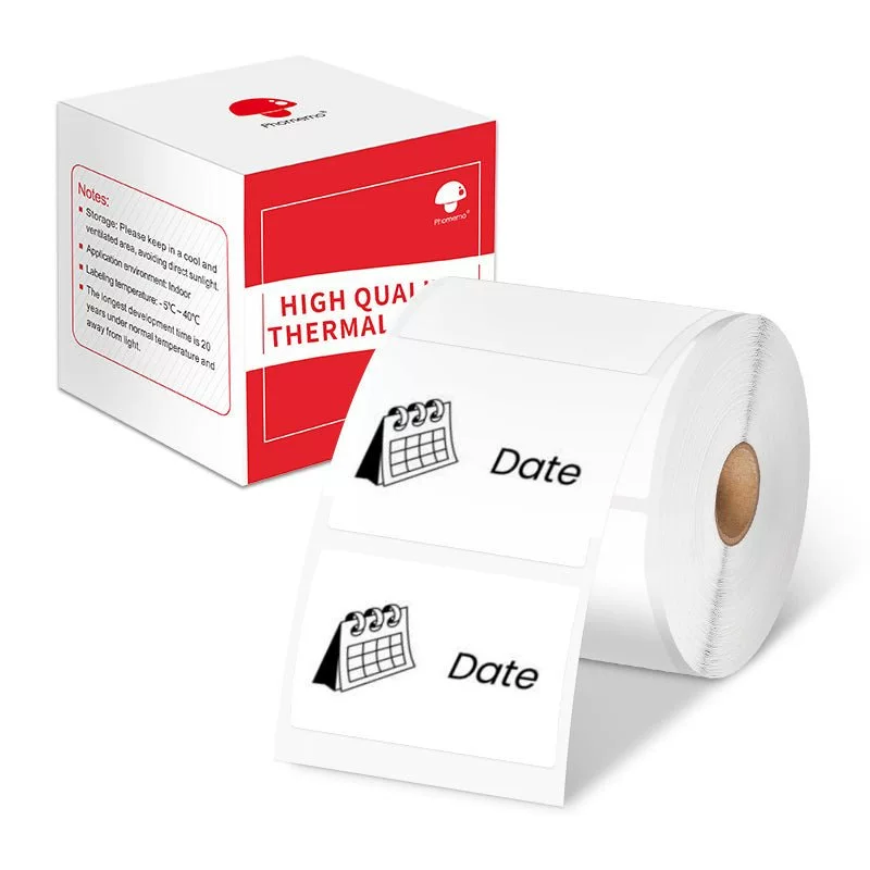 phomemo M110 self-adhesive price tag printing paper, jewelry and clothing tag paper, three-proof thermal label paper
