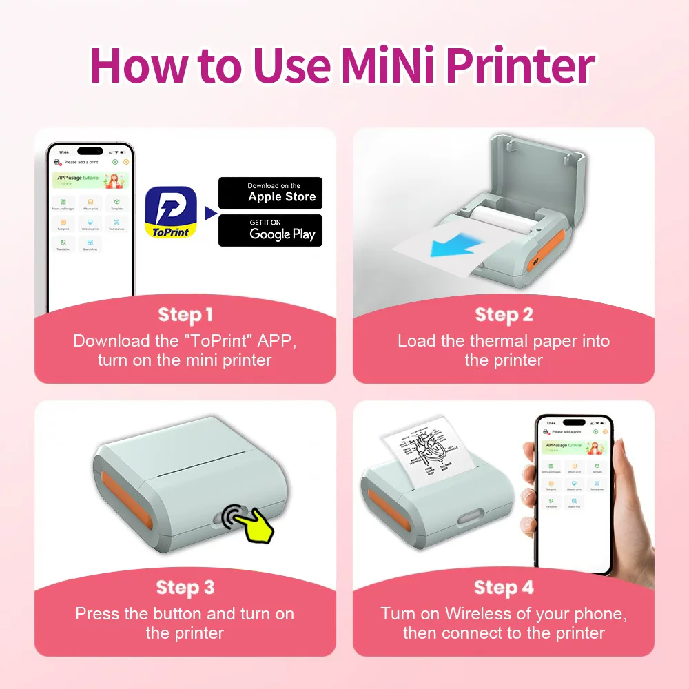 In 2026, the best-selling mini printer is a portable, compact, moisture-proof, scratch-resistant thermal printer for cross-border use