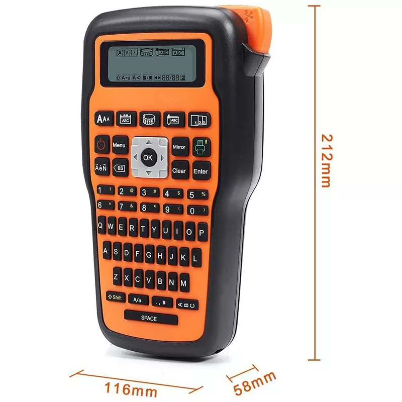 Wholesale of E1000 commercial label printer, cross-border thermal transfer inkless portable handheld label ribbon printer