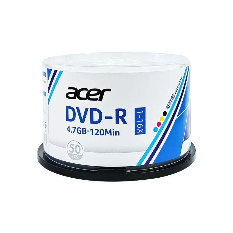 Оригинальный диск acerDVD-R может печатать пустую запись на dvd с 4.7G 120Min