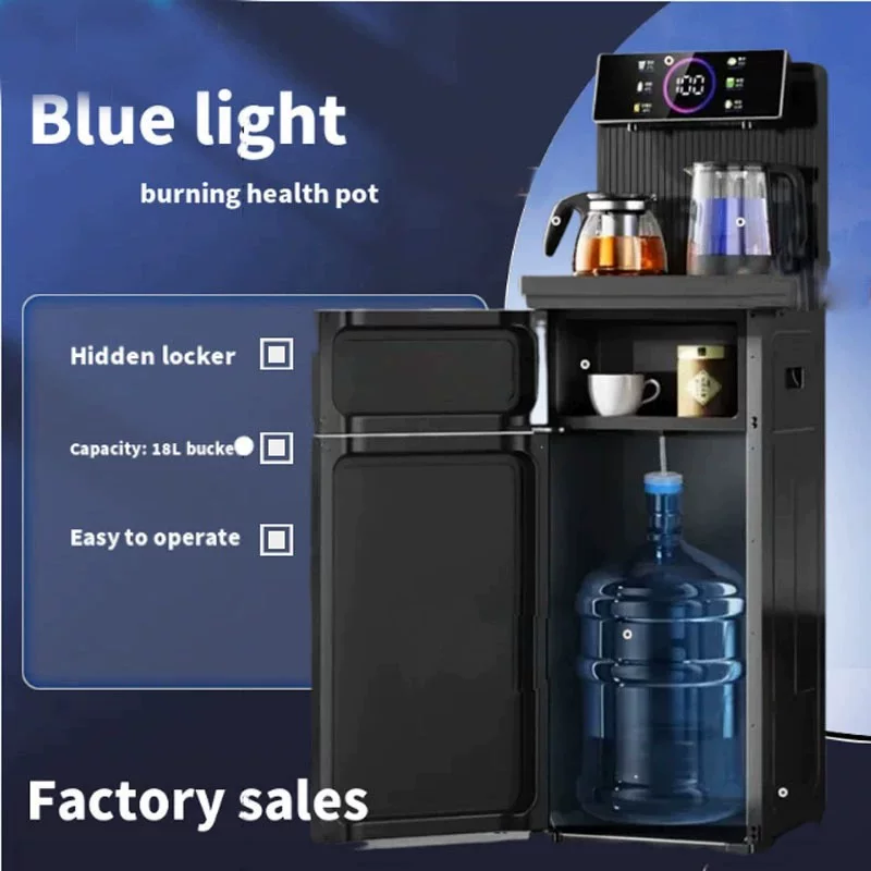 Water dispenser Cross-border English standing cold and hot remote control water dispenser household tea dispenser