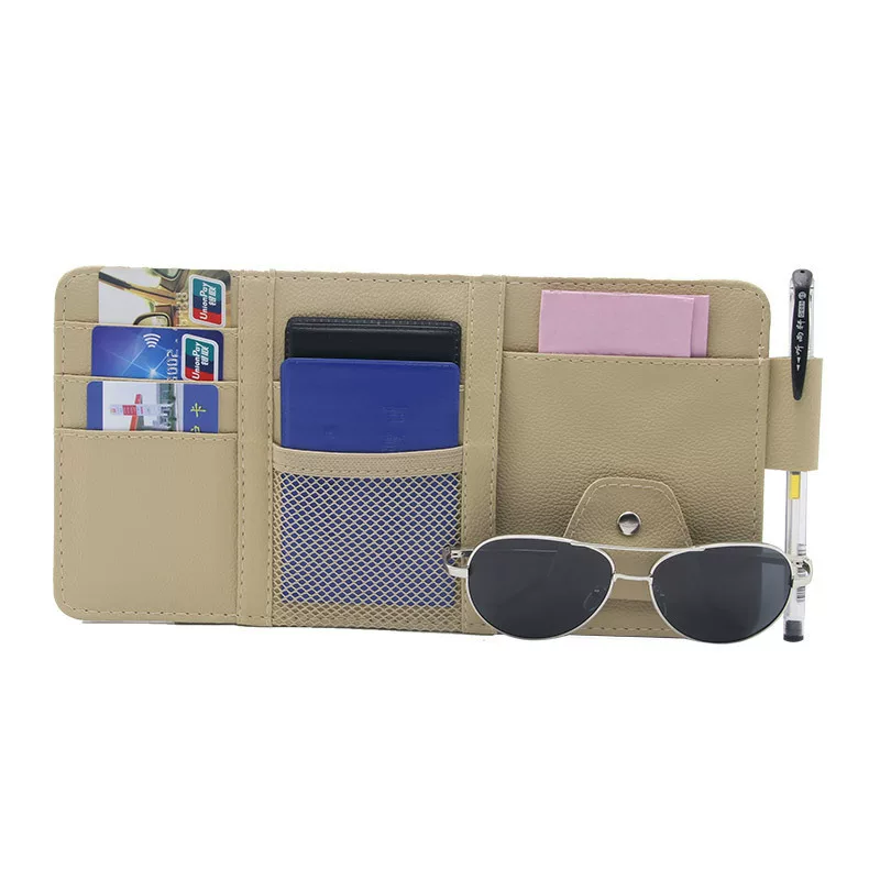 New multi-functional storage clip for car sun visors, special glasses clip for car sun visors, and car decoration items