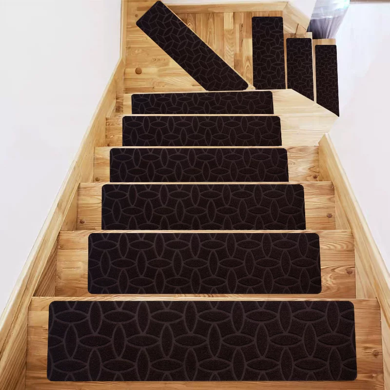 TPR anti-slip stair treads are glue-free, self-adhesive, brushed, machine washable, cross-border bestsellers, direct supply from the source factory