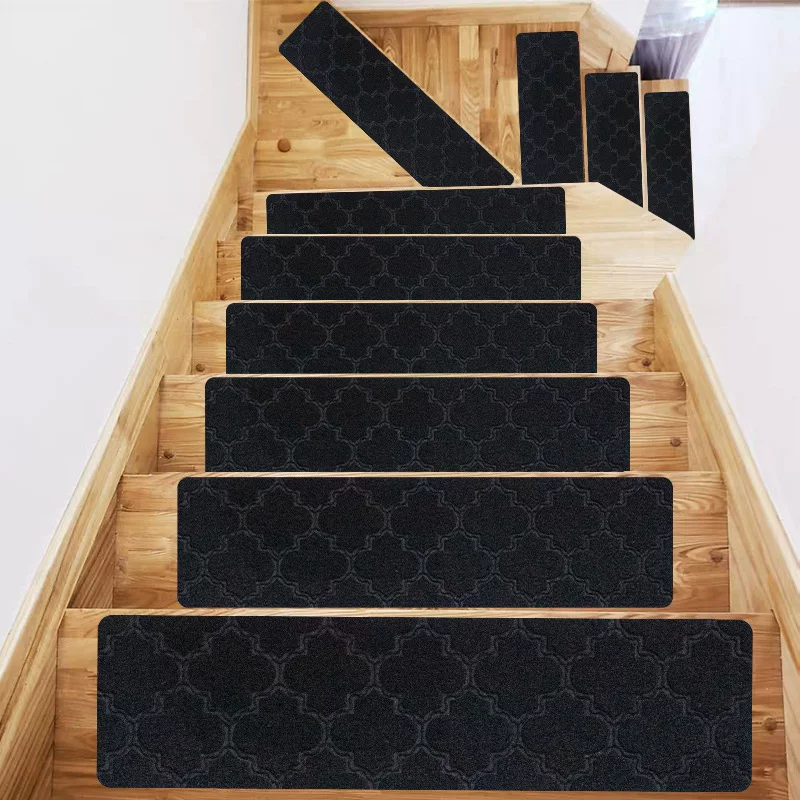 TPR anti-slip stair treads are glue-free, self-adhesive, brushed, machine washable, cross-border bestsellers, direct supply from the source factory