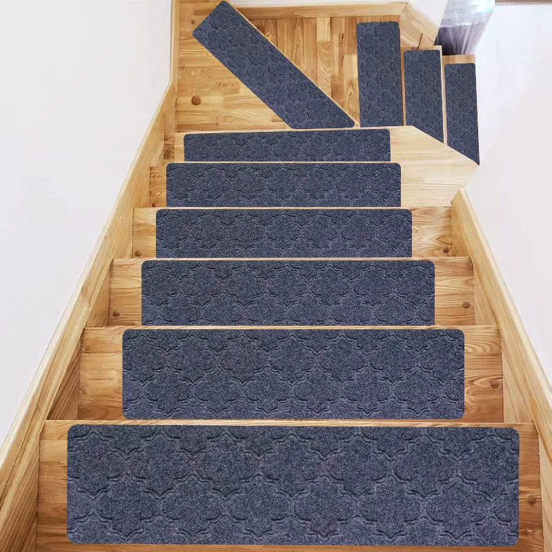 TPR anti-slip stair treads are glue-free, self-adhesive, brushed, machine washable, cross-border bestsellers, direct supply from the source factory