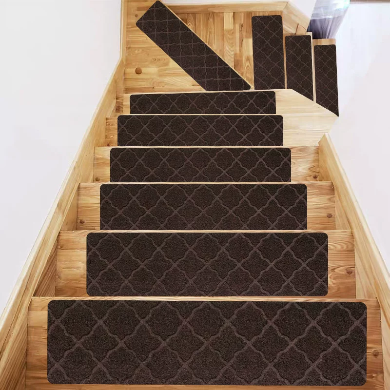 TPR anti-slip stair treads are glue-free, self-adhesive, brushed, machine washable, cross-border bestsellers, direct supply from the source factory