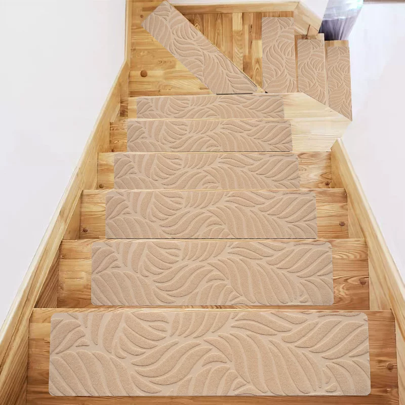 TPR anti-slip stair treads are glue-free, self-adhesive, brushed, machine washable, cross-border bestsellers, direct supply from the source factory