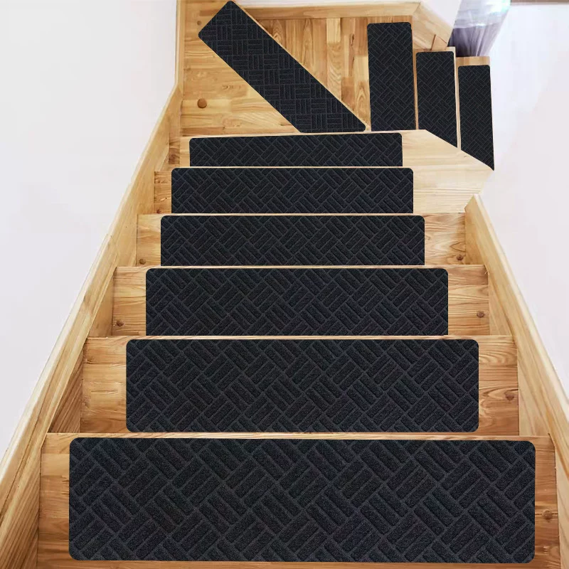 TPR anti-slip stair treads are glue-free, self-adhesive, brushed, machine washable, cross-border bestsellers, direct supply from the source factory