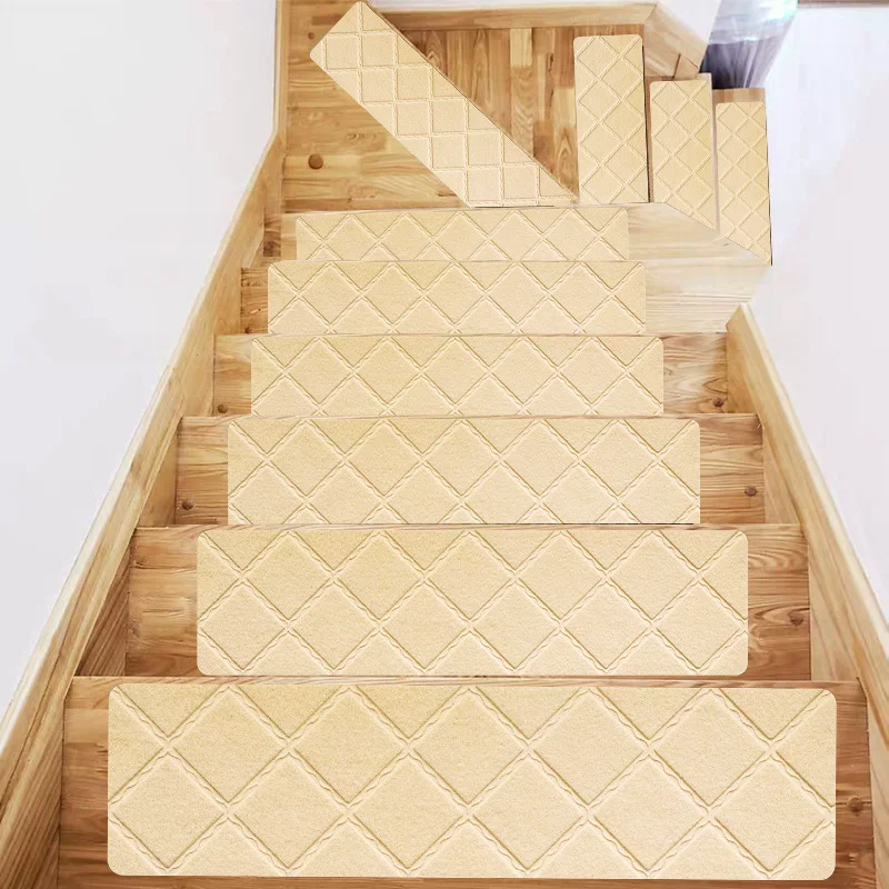 TPR anti-slip stair treads are glue-free, self-adhesive, brushed, machine washable, cross-border bestsellers, direct supply from the source factory