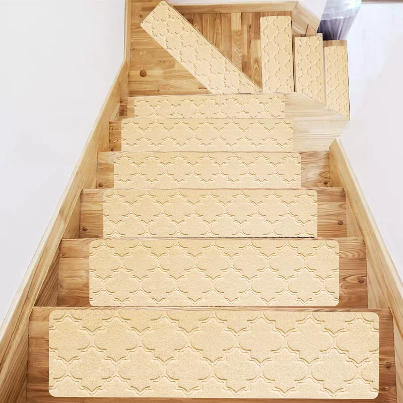 TPR anti-slip stair treads are glue-free, self-adhesive, brushed, machine washable, cross-border bestsellers, direct supply from the source factory