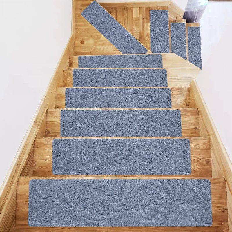 TPR anti-slip stair treads are glue-free, self-adhesive, brushed, machine washable, cross-border bestsellers, direct supply from the source factory