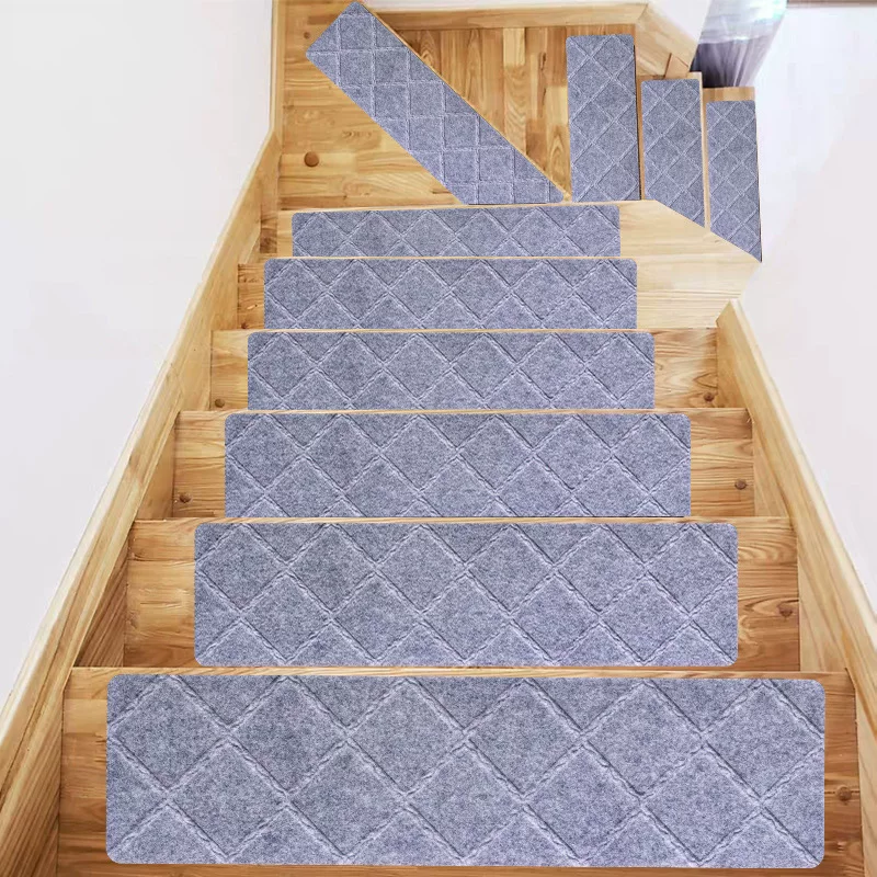 TPR anti-slip stair treads are glue-free, self-adhesive, brushed, machine washable, cross-border bestsellers, direct supply from the source factory