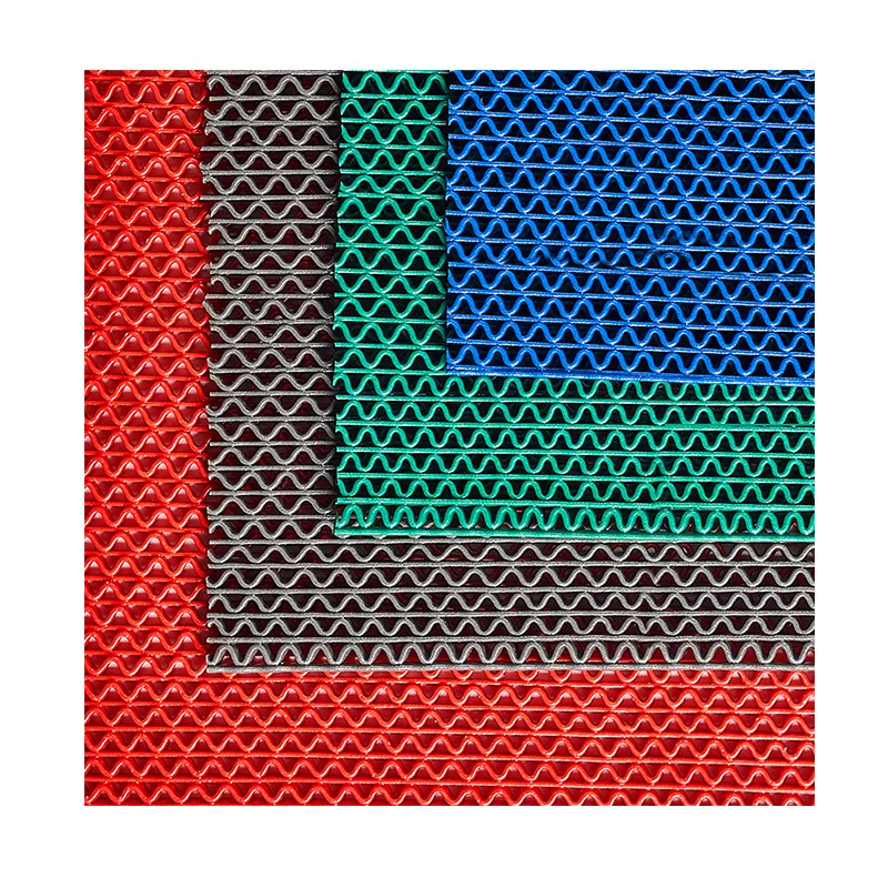 Wholesale pvc plastic kitchen and bathroom perforated waterproof swimming pool bathroom grid toilet anti-slip floor mat carpet