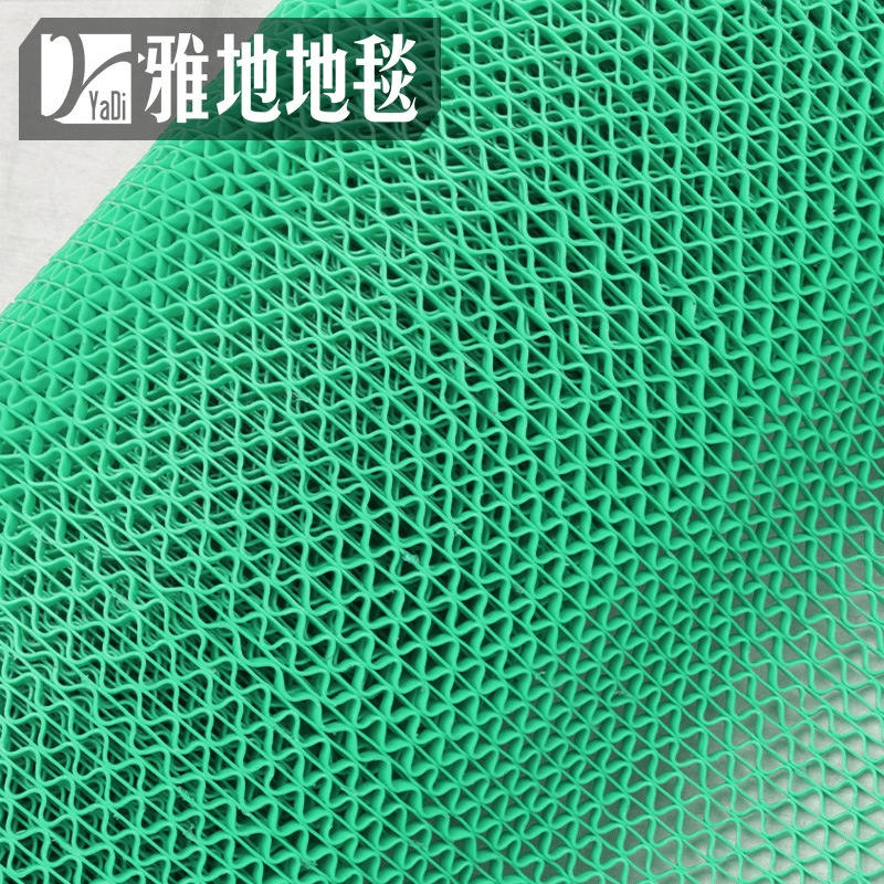 Wholesale pvc plastic kitchen and bathroom perforated waterproof swimming pool bathroom grid toilet anti-slip floor mat carpet