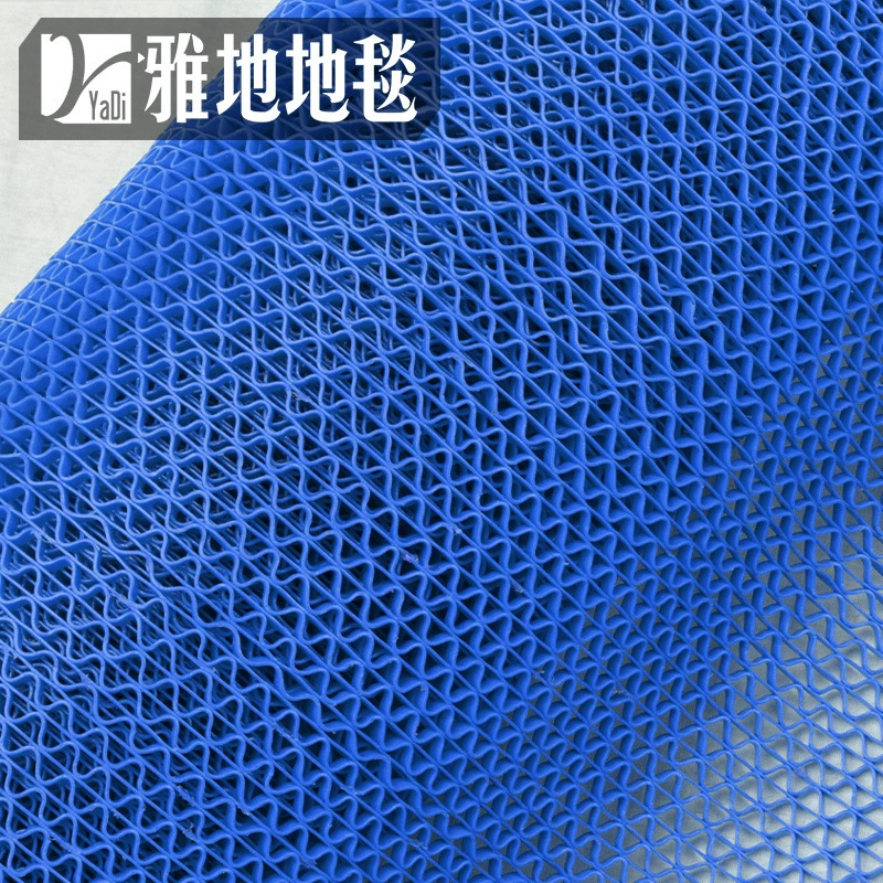 Wholesale pvc plastic kitchen and bathroom perforated waterproof swimming pool bathroom grid toilet anti-slip floor mat carpet