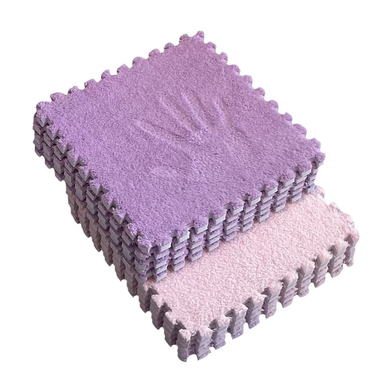 Cross-border bedroom bedside carpet, bay window mat, ins style foam mat, can be cut, disassembled, washed and spliced to cover the floor mat