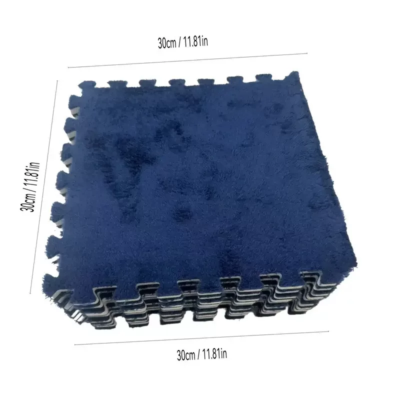 Cross-border bedroom bedside carpet, bay window mat, ins style foam mat, can be cut, disassembled, washed and spliced to cover the floor mat