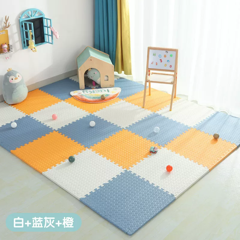 Wholesale of anti-slip baby crawling MATS, children's crawling foam MATS, anti-fall carpets, and thickened bedroom MATS