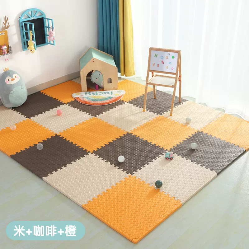 Wholesale of anti-slip baby crawling MATS, children's crawling foam MATS, anti-fall carpets, and thickened bedroom MATS